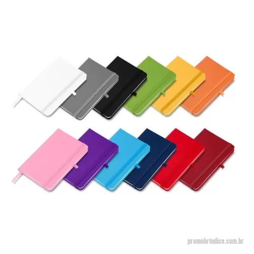 Caderno personalizado - Caderno de anotações A6 com elástico, suporte para caneta, capa dura em material sintético, miolo 80 folhas pautadas cor bege. 14x9x2cm