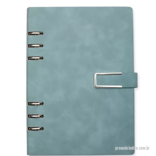 Caderno personalizado - Caderno Fichário PU 