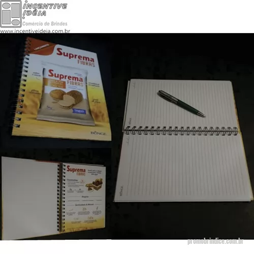 Caderno personalizado - Caderno Promocional, tamanhos e opções de modelos