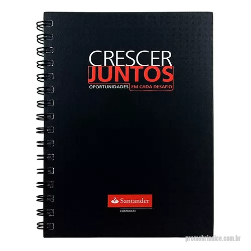 Caderno personalizado - Fabricação própria, cadernos personalizados do seu jeito.Tamanhos 15x21,18x25 e 21x28 cm. Capa impressa em 4 cores, miolo com 96 folhas personalizadas  em uma cor (frente e verso iguais) e dados pessoais e calendário, podem acompanhar lâminas de publicidade. Fechamento em wire-o silver, preto ou branco (consultar outras cores).