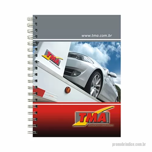 Caderno personalizado - Caderno formato 18x25 cm - Personalizado - Impressão 4 cores - Quantidade mínima 100
