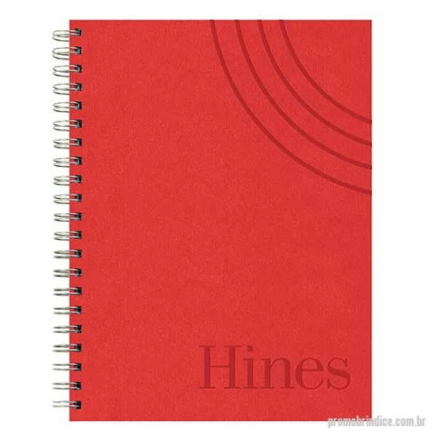 Caderno personalizado - Caderno em Percalux - formato 210x280mm - gravação baixo relêvo - quantidade mínima de 100 cadernos
