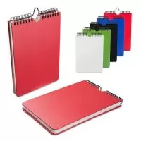 Caderno Planner com capa em PU 2 mm, 90 folhas 95 g/m², páginas para preenchimento diário, incluindo seções de prioridades, agenda do dia, tarefas e horários para refeições