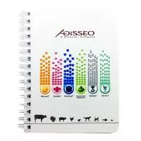Fabricação própria, cadernos personalizados do seu jeito.Tamanhos 15x21,18x25 e 21x28 cm. Capa impressa em 4 cores, miolo com 96 folhas personalizadas  em uma cor (frente e verso iguais) e dados pessoais e calendário, podem acompanhar lâminas de publicidade. Fechamento em wire-o silver, preto ou branco (consultar outras cores).