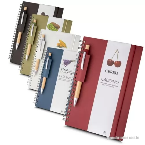 Caderno reciclado personalizado - Caderno de Anotações para Personalização