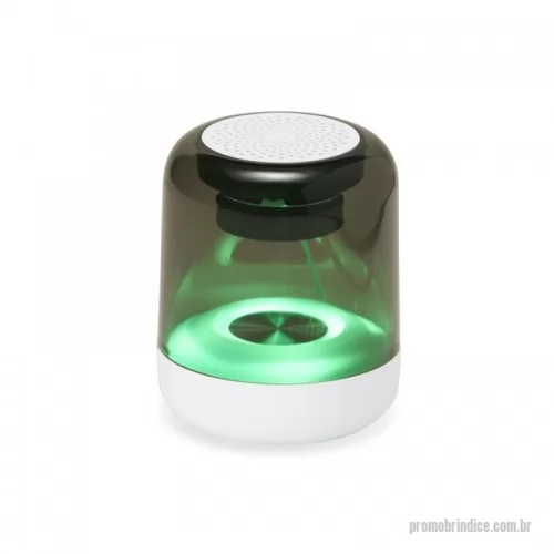 Caixa de som personalizada - Caixa de som multimídia com luzes led. Operante nos modos bluetooth, rádio FM e cartão TF (MicroSD). Acompanha cabo USB.