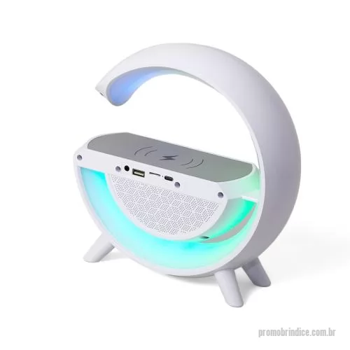 Caixa de som personalizada - Caixa de Som com Carregador Wireless Personalizada