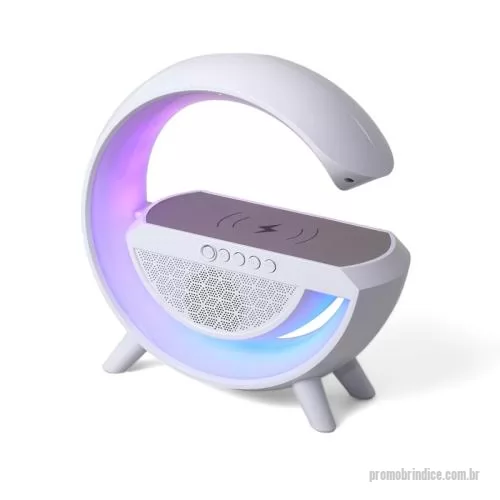 Caixa de som personalizada - Caixa de Som com Carregador Wireless Personalizada