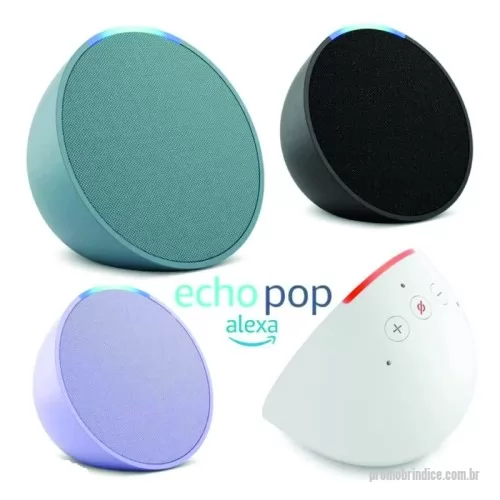 Caixa de som personalizada - Alexa Echo Dot com Assitente Virtual 