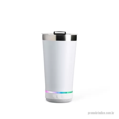 Caixa de som personalizada - Caixa de som Personalizada 18749 com sua logomarca. 20 anos ajudando a cotar Brindes Promocionais com várias empresas num único clique. Copo térmico de inox com caixa de som e capacidade 400ml. Contém tampa com abridor. Caixa de som bluetooth com botão para ligar/desligar, botões para aumentar diminuir volume/ avançar e retroceder faixas. Acompanha cabo USB Tipo-C. Obs.: A caixa de som não é a prova dágua, para a higienização do copo é necessário desrosquear a caixa de som para remove-la.Copo térmico de inox com caixa de som e capacidade 400ml. Contém tampa com abridor. Caixa de som bluetooth com botão para ligar/desligar, botões para aumentar diminuir volume/ avançar e retroceder faixas. Acompanha cabo USB Tipo-C. Obs.: A caixa de som não é a prova dágua, para a higienização do copo é necessário desrosquear a caixa de som para remove-la.Caixa de som Personalizada, 179197, Bets Brindes. Clique e Cote no Portal PromoBríndice!