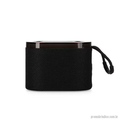 Caixa de som personalizada - Caixa de som em plástico ABS com iluminação RGB ajustável. Bluetooth 5.3, rádio FM e TWS. Revestimento em poliéster, base antiderrapante.