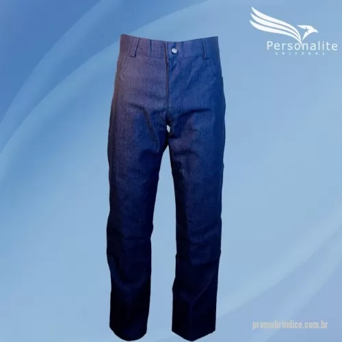 Calça jeans personalizada - Calça jeans masculina, modelo tradicional, com jeans de alta qualidade e durabilidade, podendo ainda ser personalizada com seu logotipo (silk ou bordado), disponível dos tamanhos 36 ao 60