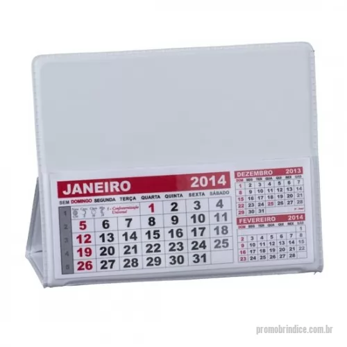 Calendário de mesa personalizado - Calendario de mesa em PVC personalizado.