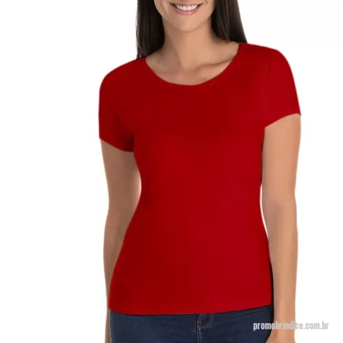 Camisa personalizada - Blusa feminina modelo baby look. Produzida em malha 100% algodão ou viscolycra