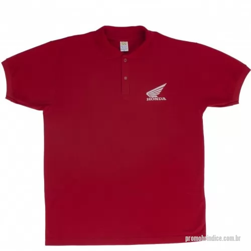 Camisa polo personalizada - Camiseta polo malha piquet com logotipo silcado ou bordado