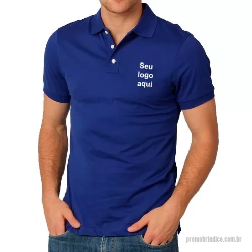 Camisa polo personalizada - Camisa Polo Personalizada, Malha Piquet, Cores Variadas