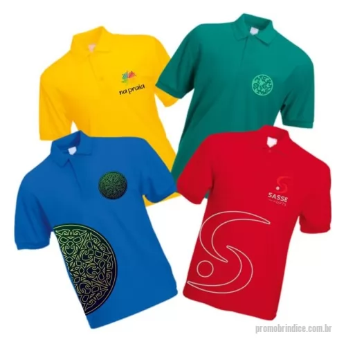 Camisa polo personalizada - Camisa Pólo em Pique P/A ou Malha de Algodão, diversas cores e opções para personalização. Fabricação própria.