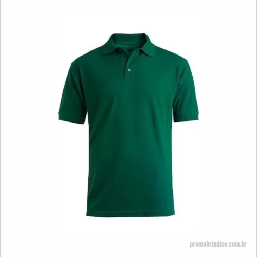 Camisa polo personalizada - Tecido Piquet 50% Poliéster + 50% Algodão: garante maior resistência e conforto, amassa menos e mantém a tonalidade uniforme.