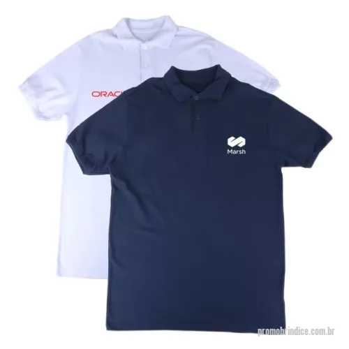 Camisa polo personalizada - Polo em piquet
