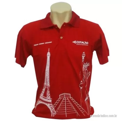 Camisa polo personalizada - Camisa Polo em Piquet