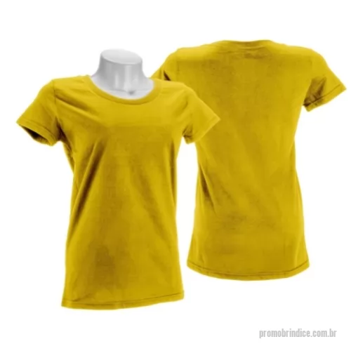 Camiseta baby look personalizada - Camiseta Baby Look Básica 100% Algodão - Gola Redonda 