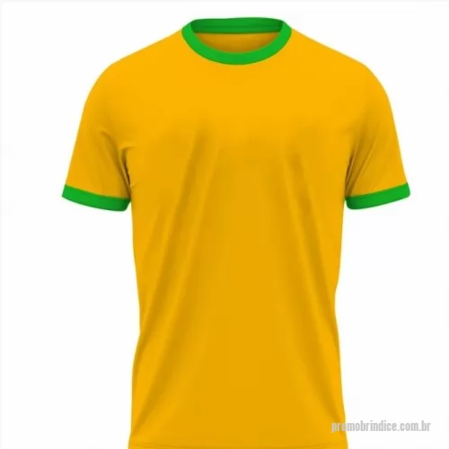 Camiseta Esportiva personalizada - camiseta amarela 