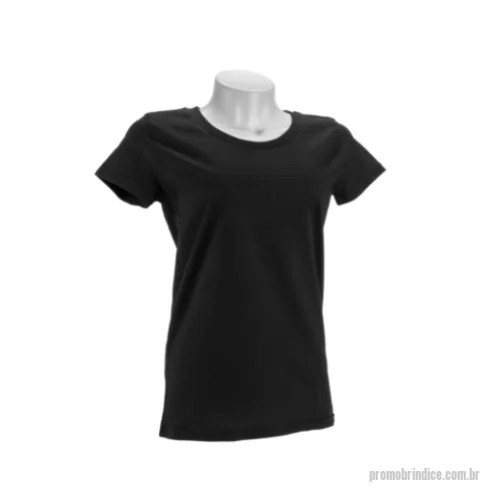 Camiseta personalizada - Camiseta Baby Look Slim 100% Algodão - Gola Redonda