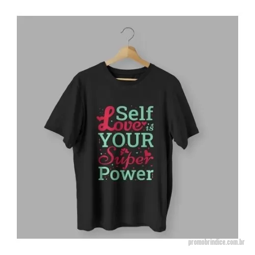 Camiseta personalizada - camiseta malha 100% algodão, fio 30.1 penteado, com reforço de costura na gola e ombros