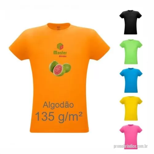 Camiseta personalizada - Camiseta unissex de corte regular em malha 100% algodão  135 g/m2  com fio 30/1 misto. Com gola em ribana 1,5x1,5 com fita de reforço e com costura dupla nas mangas, barra de fundo e laterais. Tamanhos: P, M, G, GG, XGG