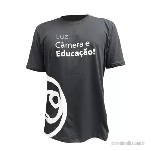 Camiseta personalizada - Camiseta na malha 30.1 penteada, colorida. Tamanho do P ao GG. Camisa promocional, sem acabamento ombro a ombro. Não trabalhamos com camisa premium para loja. Brinde Luxo.