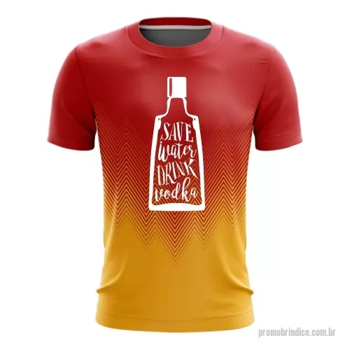 Camiseta personalizada - Camiseta em malha DRY FIT 100% Poliéster e personalização em sublimação total.