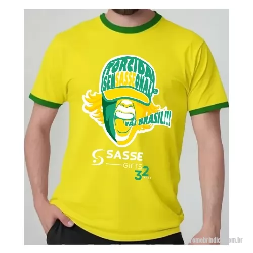 Camiseta personalizada - Camiseta em Algodão, fabricadas por encomenda e personalizadas em Silk ou DTF.