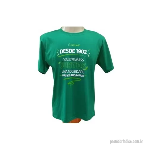 Camiseta personalizada - FICHA TÉCNICA – CAMISETAS / EVENTOS / CORRIDAS / UNIFORMES  1. CAMISETA BÁSICA (EVENTOS / PROMOCIONAL / UNIFORME)  Produto: Camiseta personalizada Modelagem: Tradicional / Unissex / Feminina (opcional)  Tecido:  Malha PV (65% poliéster / 35% viscose) ou 100% Algodão (fio 30.1 penteado)  Gramatura: 135g a 160g (varia conforme escolha)  Gola: Redonda ou V (opcional)  Mangas: Curtas (padrão) ou longas  Personalização:  Silk screen (serigrafia) Sublimação (tecidos poliéster) Bordado (opcional para logotipo pequeno)  Cores: Conforme identidade visual do cliente  Aplicação: Eventos, campanhas, uniformes corporativos