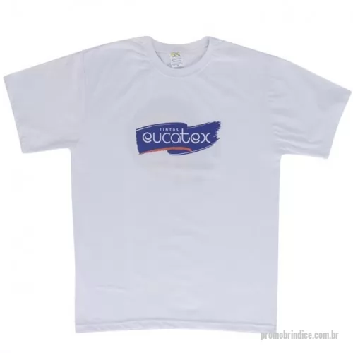 Camiseta personalizada - Camiseta malha 100% algodão ou PV
