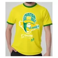 Camiseta em Algodão, fabricadas por encomenda e personalizadas em Silk ou DTF.