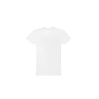 Camiseta unissex de corte regular em malha 100% algodão (135 g/m2) com fio 30/1 misto. Com gola em ribana 1.5×1.5 com fita de reforço e com costura dupla nas mangas, barra de fundo e laterais. Produto contém certificação ABVTEX . Tamanhos: P, M, G, G