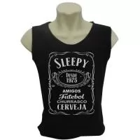 Camiseta Regata (Aplicação em Silk)