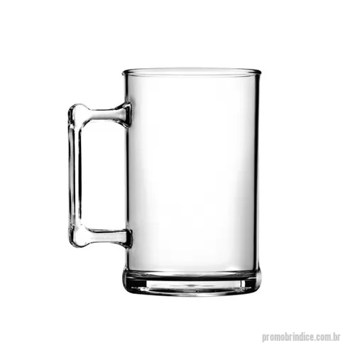 Caneca acrílica personalizada - Com ótima área para personalização de logomarca, a caneca acrílica para personalizar é transparente e tem capacidade de 500 ML.