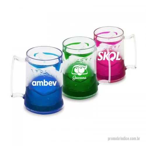 Caneca com gel personalizada - Caneca de Gel Congelante Personalizada