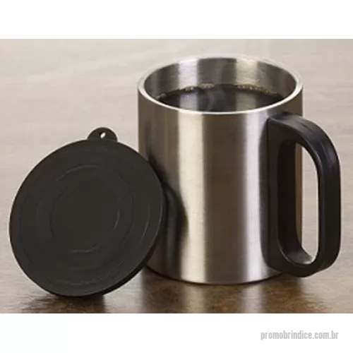 Caneca de Alumínio personalizada - Caneca de inox 180ml com cabo e tampa em plástico resistente (não é térmica).  Altura :  8,1 cm  Largura :  10 cm  Circunferência :  21,5cm