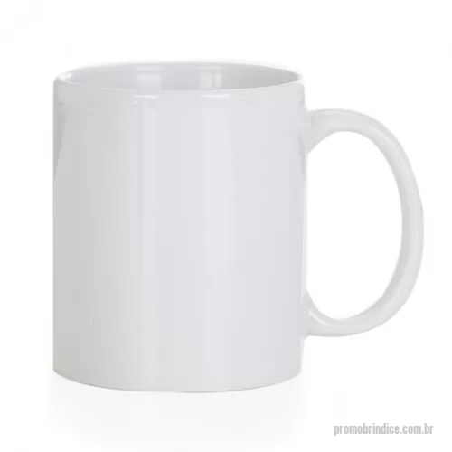Caneca de cerâmica personalizada - Caneca cerâmica de 300ml branca, ideal para sublimação.