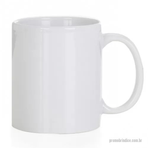 Caneca de cerâmica personalizada - Caneca cerâmica de 325ml branca, ideal para sublimação.