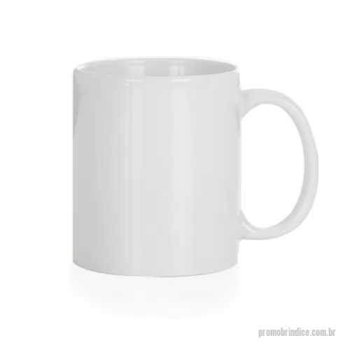 Caneca de cerâmica personalizada - Caneca cerâmica de 330ml branca, ideal para sublimação.