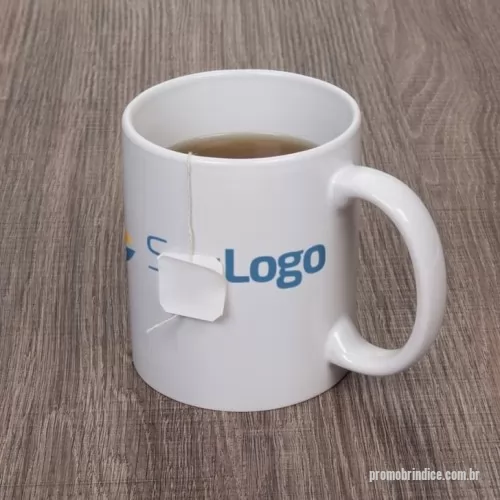 Caneca de cerâmica personalizada - Caneca cerâmica de 330ml branca, ideal para sublimação.