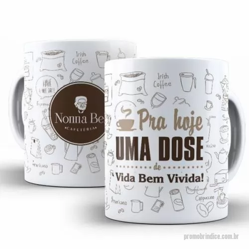 Caneca de cerâmica personalizada - Caneca de cerâmica com capacidade para 325 ml, acompanha caixinha presente de papel kraft.