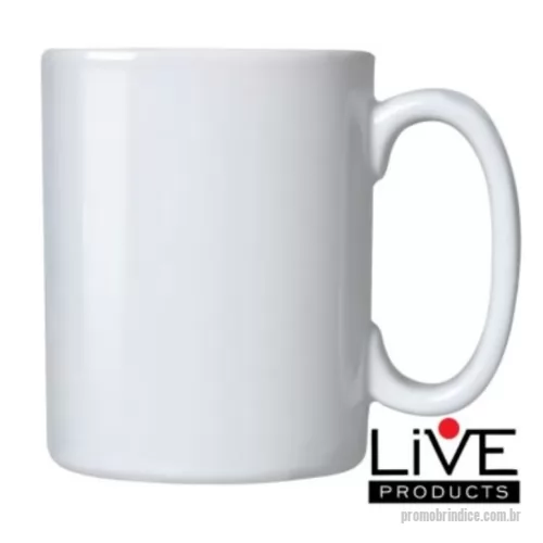 Caneca de cerâmica personalizada - Caneca de Cerâmica 1 Linha - Branca - 325ml - Sublimação