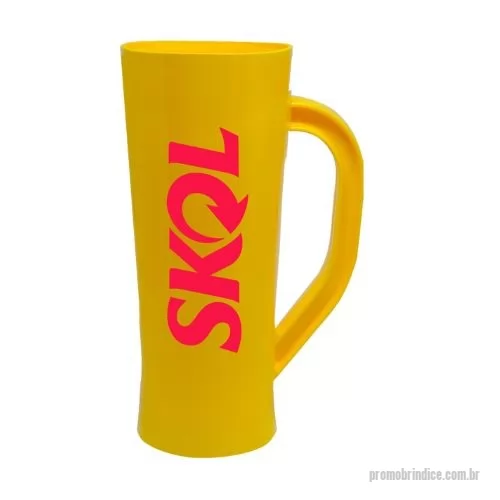 Caneca de chopp personalizada - Capacidade 430ml, feita em Plástico Premium (PP), matéria prima atóxica,acabamento impecável e parede de alta resistência.