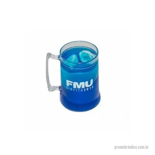 Caneca de chopp personalizada - Caneca de chopp gel personalizada é um brinde personalizado especial e diferenciado, com gel colorido, podendo deixar ele congelado para deixar a sua cerveja mais geladinha.