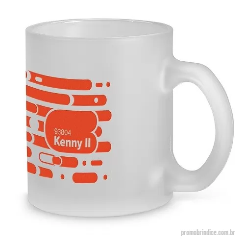 Caneca de vidro personalizada - Caneca Vidro Efeito Fosco
