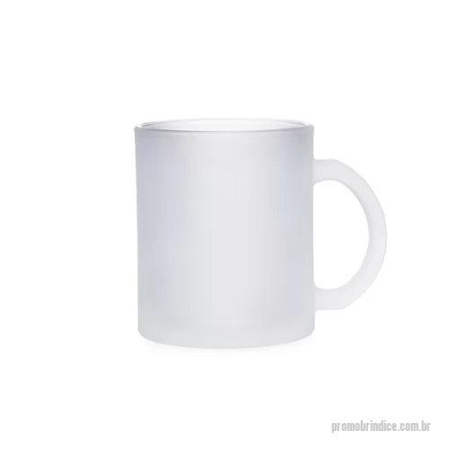Caneca de vidro personalizada - Descrição: Caneca em vidro com acabamento fosco e capacidade para até 350ml.  Altura :  9,5 cm  Largura :  11,3 cm  Circunferência :  25,3 cm  Medidas aproximadas para gravação (CxL):  8 cm x 7 cm  Peso aproximado (g):  336